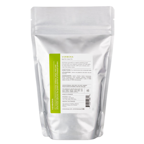 Verbena Heritage Bath Salt Bag - mistralsoap
