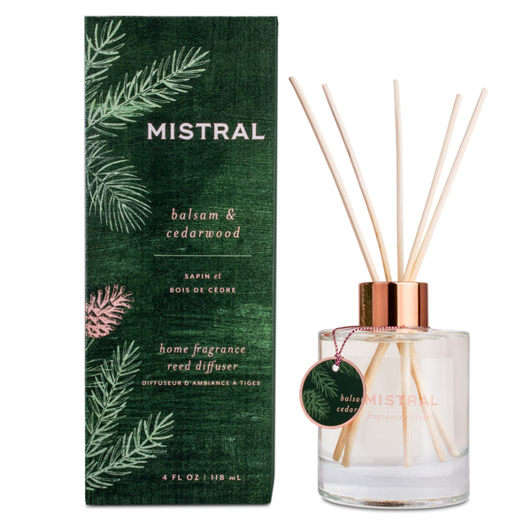 Balsam & Cedarwood Diffuser - mistralsoap