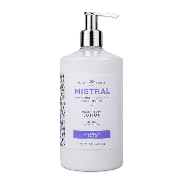 Lavender Hand + Body Lotion - mistralsoap