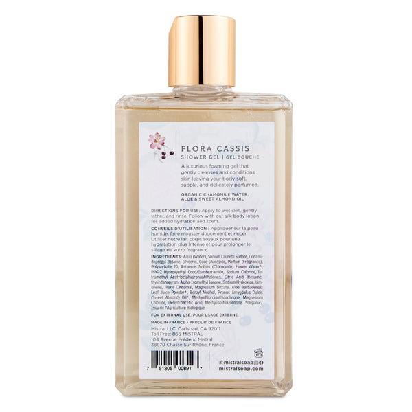 Luxe Shower Gel Flora Cassis - mistralsoap