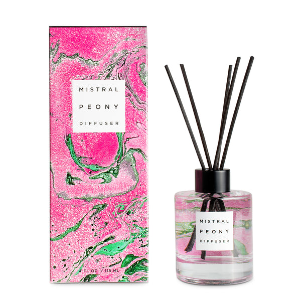 Peony Marbles Diffuser - mistralsoap