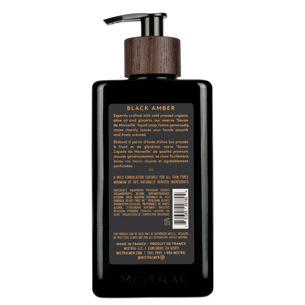 Black Amber Liquid Hand Soap