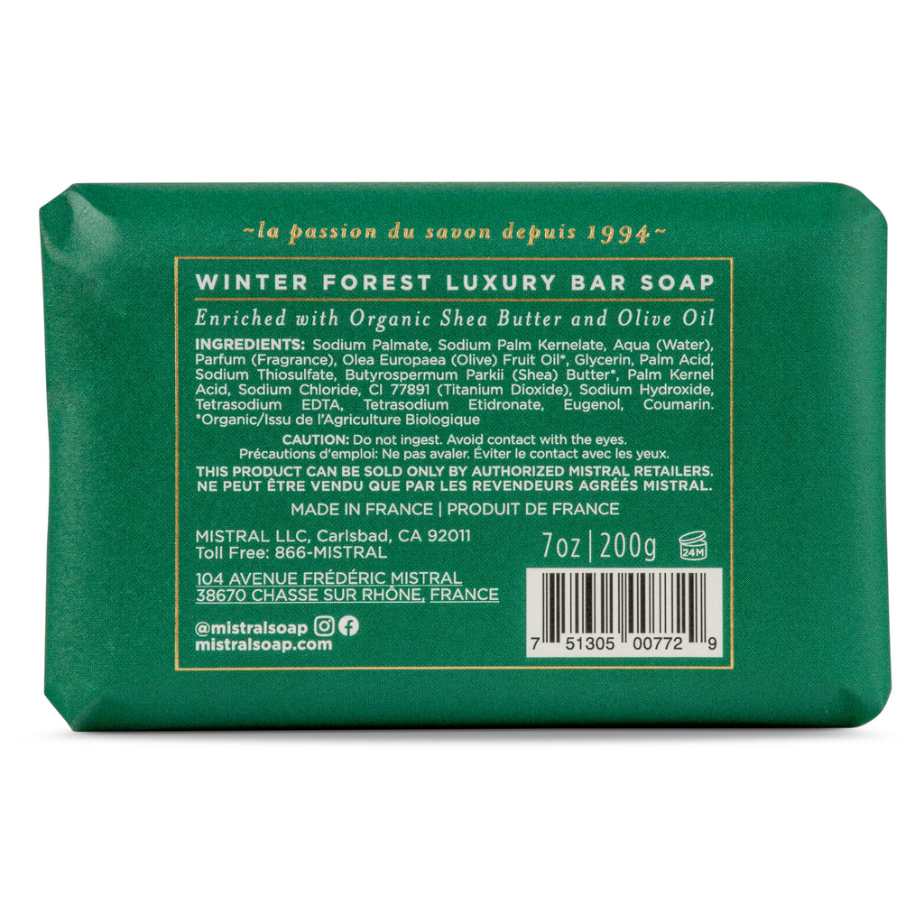 Winter Forest Seasonal Classic Bar Soap