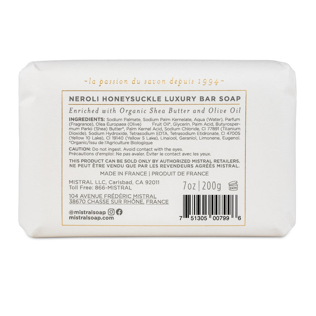 Honeysuckle Neroli Seasonal Classic Bar Soap