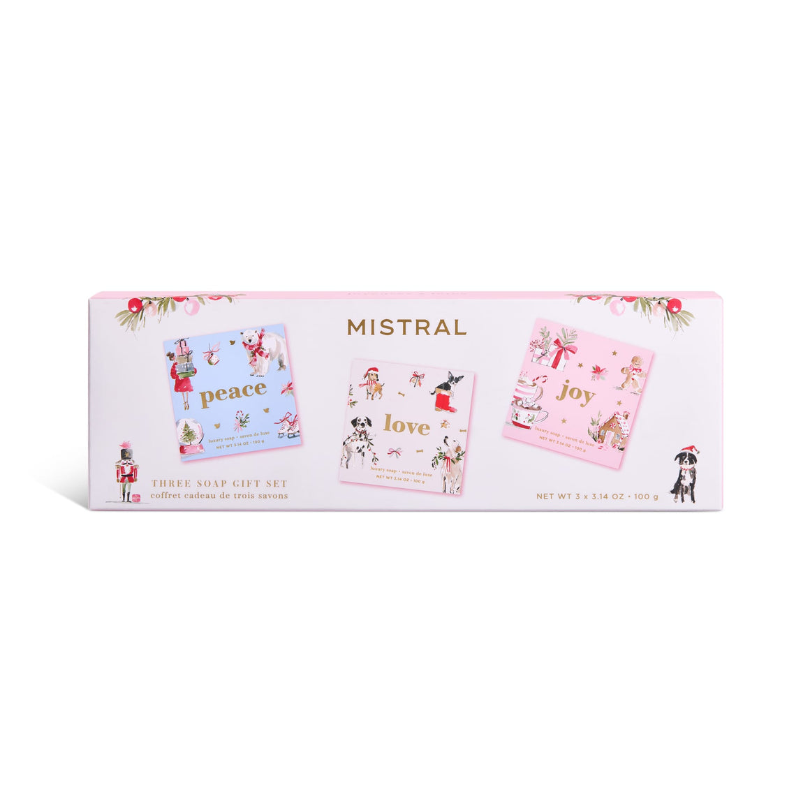 Three Soap Holiday Gift Set