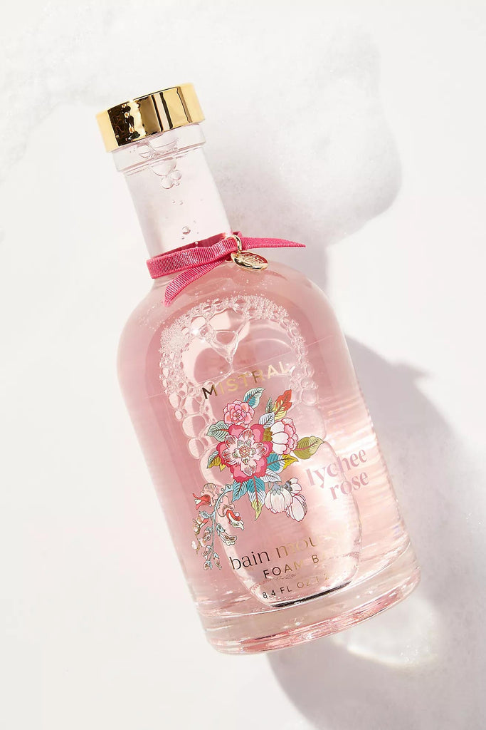 Lychee Rose Floral Foam Bath