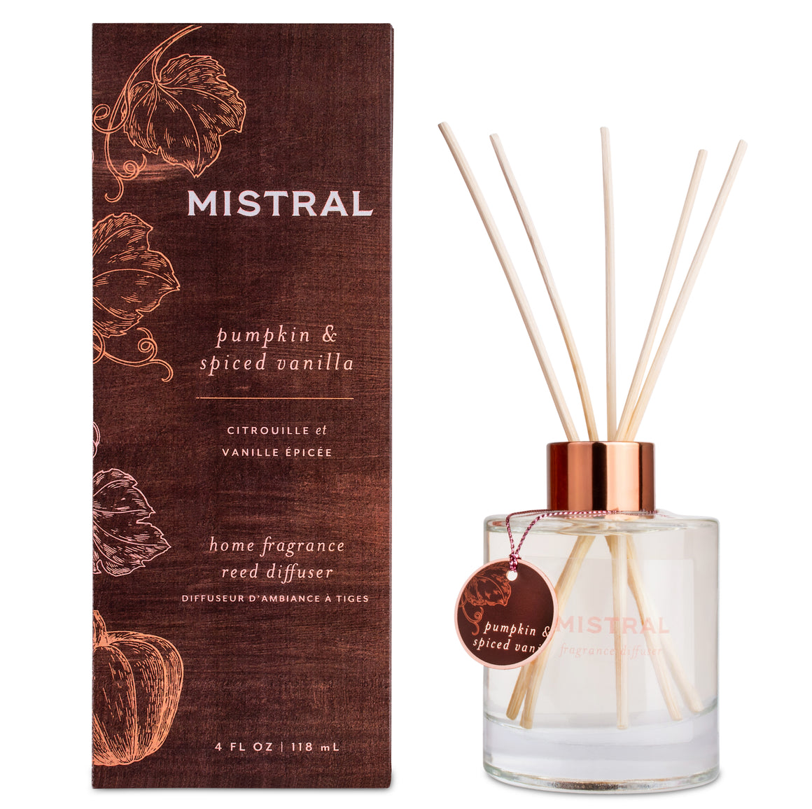 Pumpkin & Spiced Vanilla Diffuser