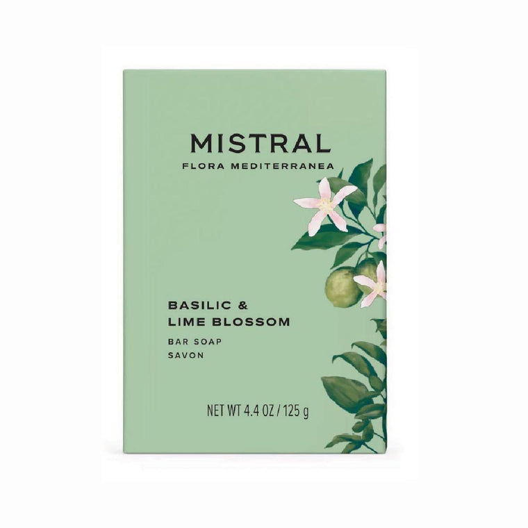Basilic & Lime Blossom Bar Soap
