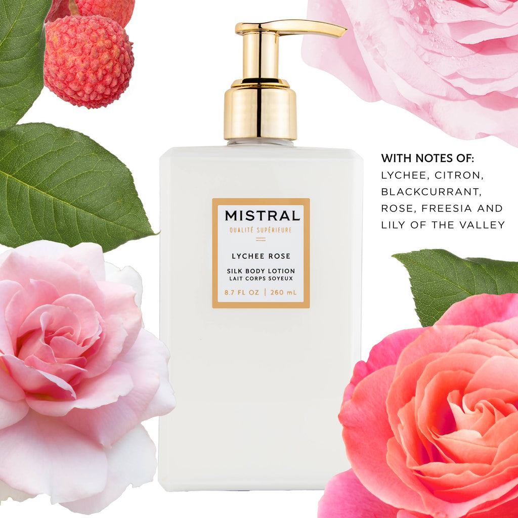 Luxe Silk Body Lotion Lychee Rose