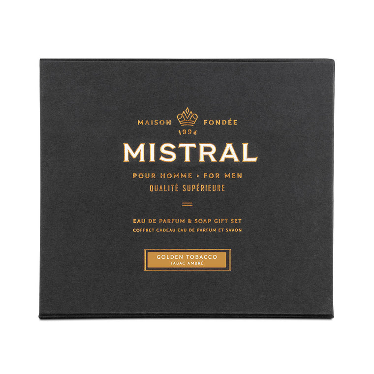 Golden Tobacco Eau de Parfum & Bar Soap Gift Set