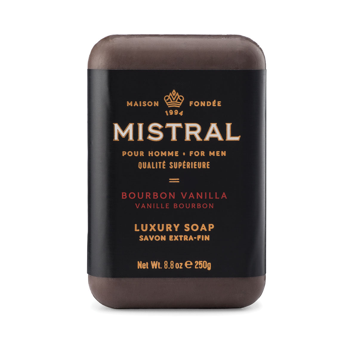 MEN'S BOURBON VANILLA BAR SOAP - mistralsoap