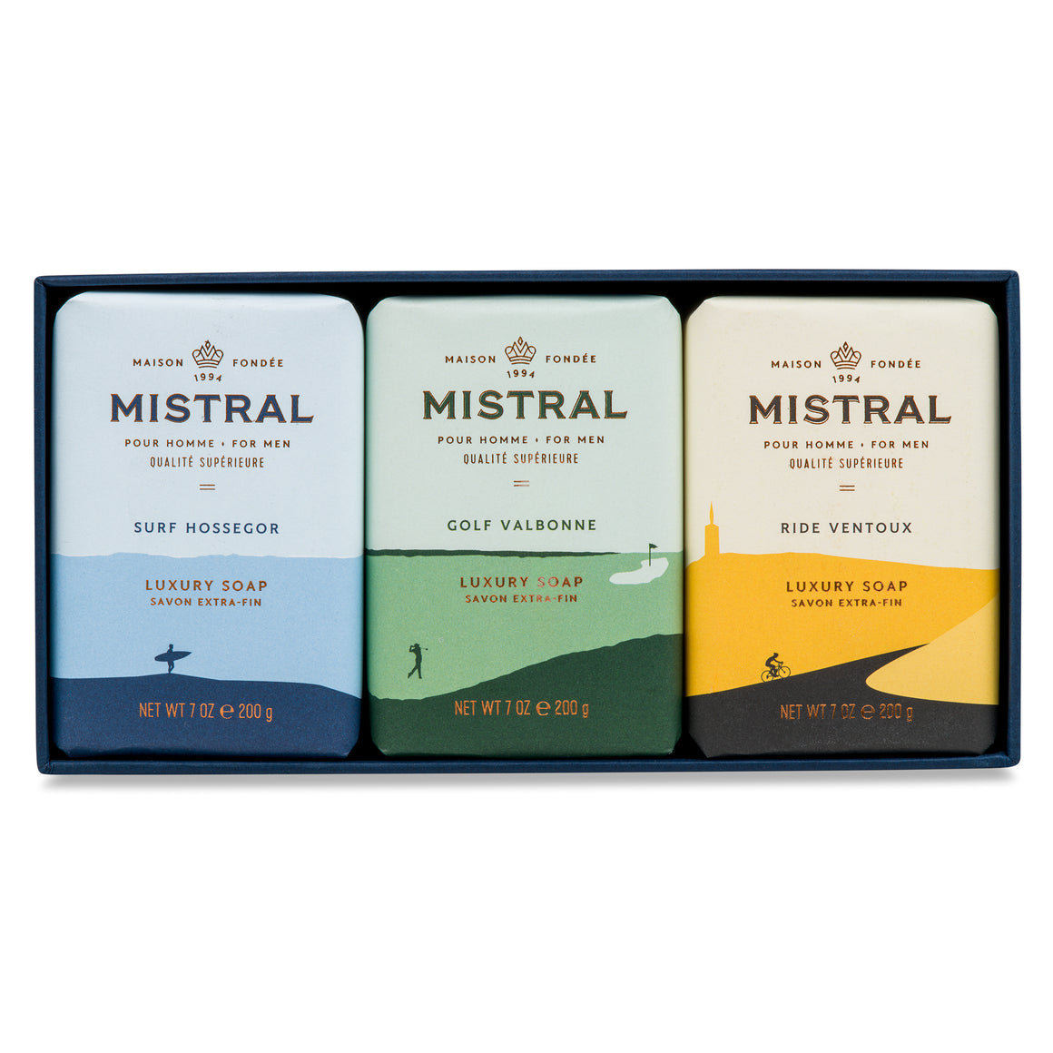 Homme Sport Three Soap Gift Set