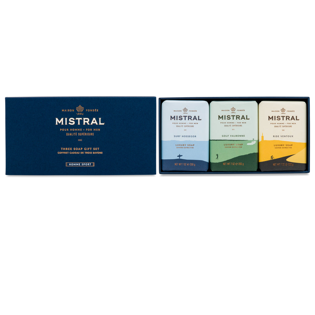 Homme Sport Three Soap Gift Set