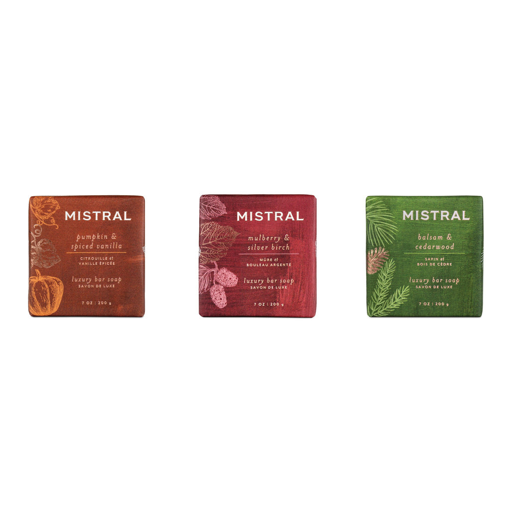Autumn Splendor French Bar Soap Trio Gift Set