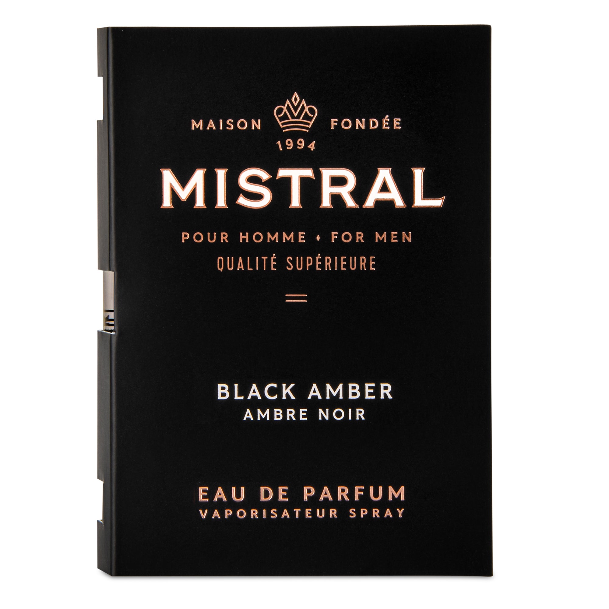 Mistral Men's Black Amber Eau de Parfum