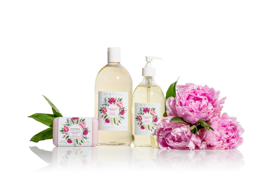 Champagne Peony Liquid Marseille Soap Refill