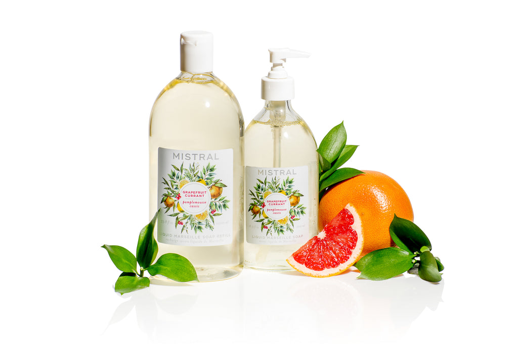 Grapefruit Currant Liquid Marseille Soap Bundle