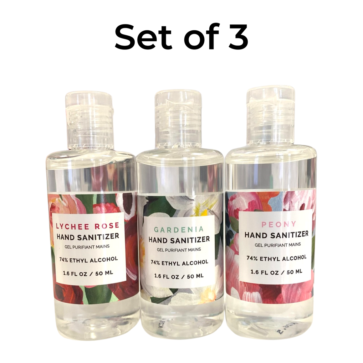 Floral Hand Sanitizer Set