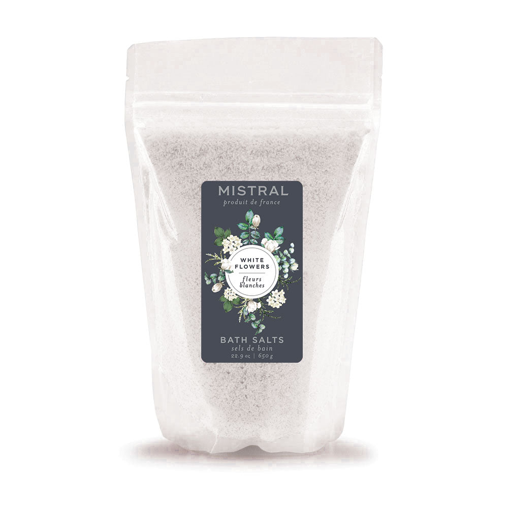 White Flowers Classic Bath Salt Refill