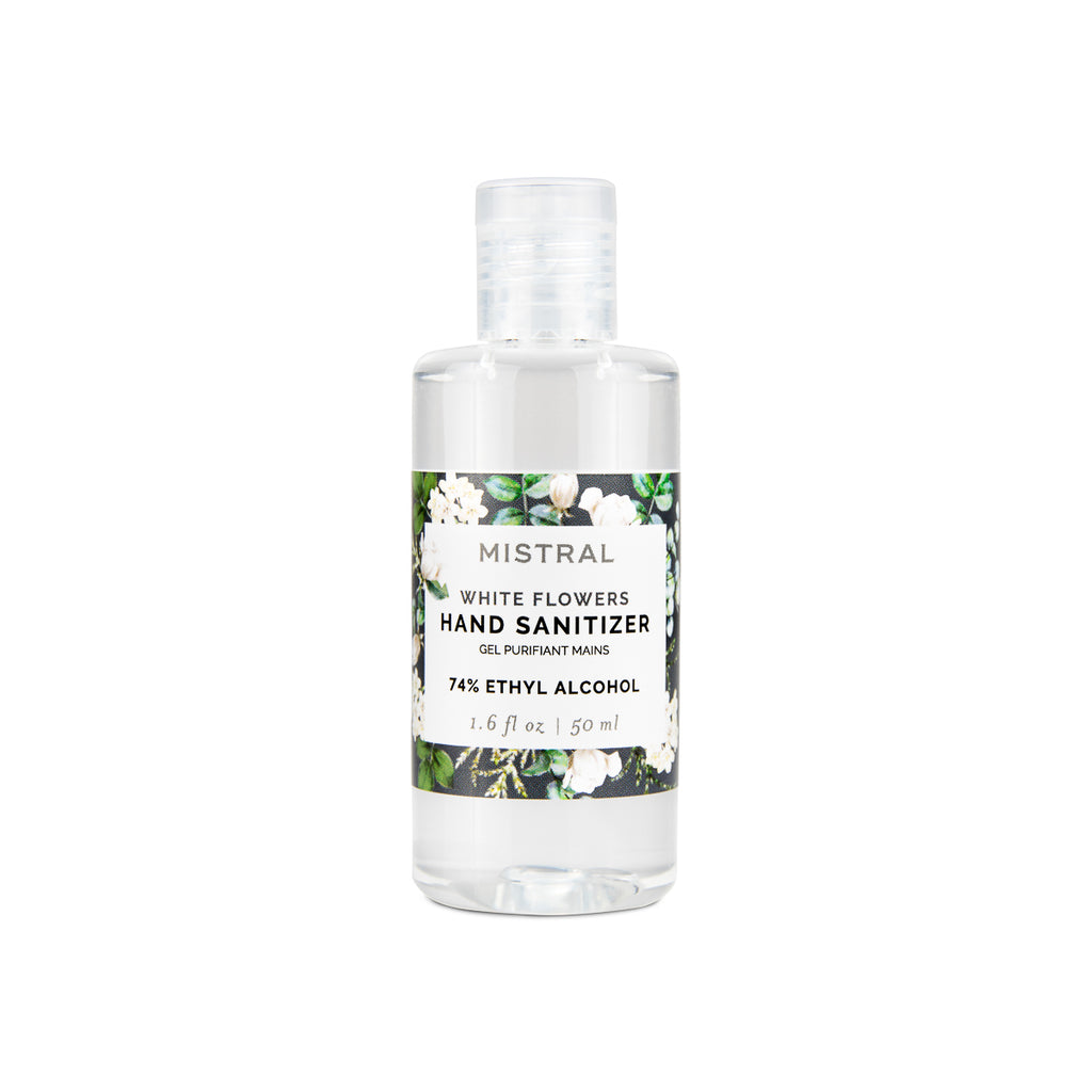 White  Flowers Hand Sanitizer