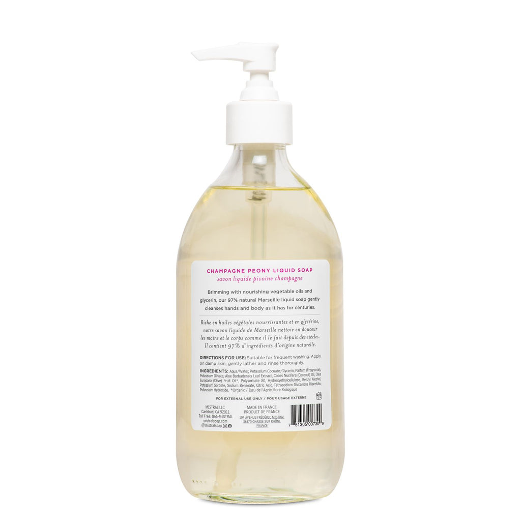 Champagne Peony Liquid Marseille Soap