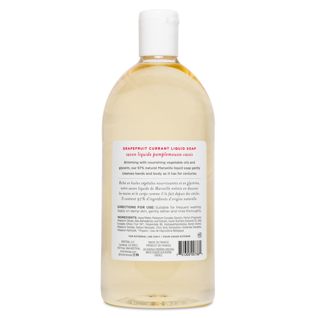 Grapefruit Currant Liquid Marseille Soap Refill
