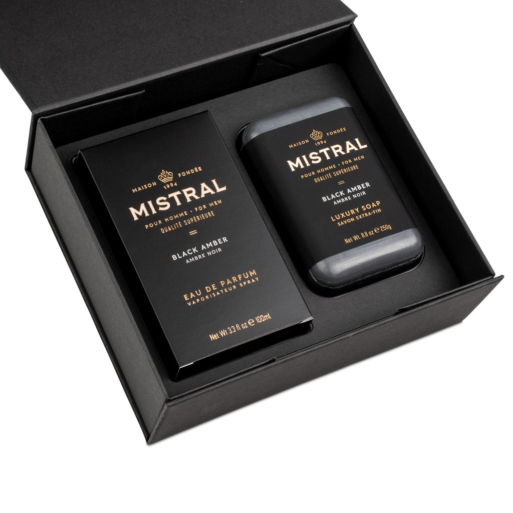 MEN'S BLACK AMBER EAU DE PARFUM - mistralsoap