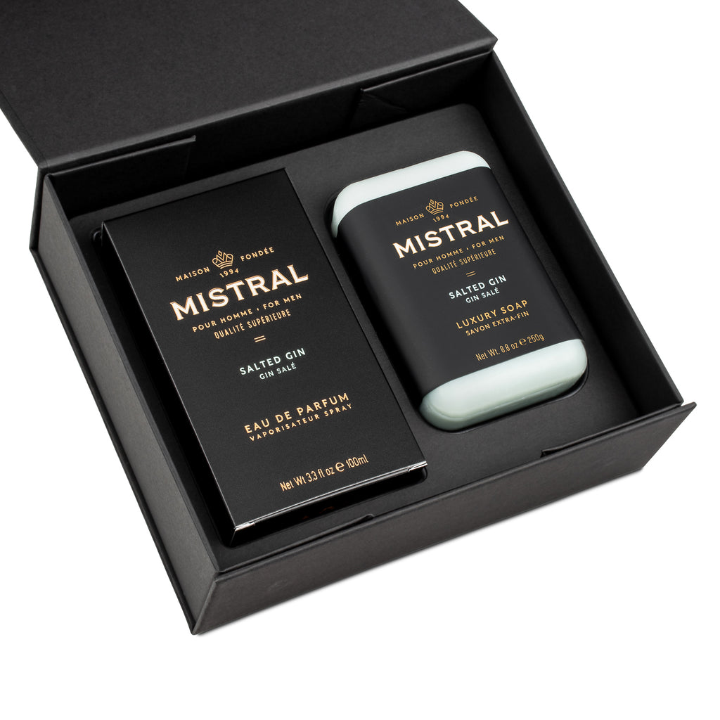 Salted Gin Eau de Parfum & Bar Soap Gift Set