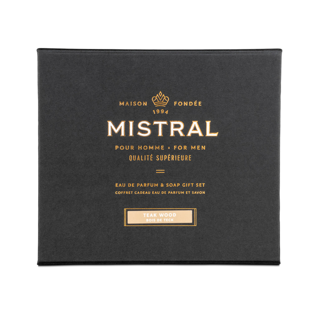 Teak Wood Eau de Parfum & Bar Soap Gift Set