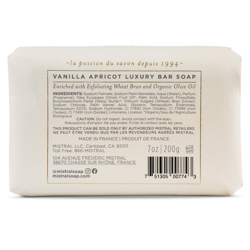 Vanilla Apricot Seasonal Classic Bar Soap