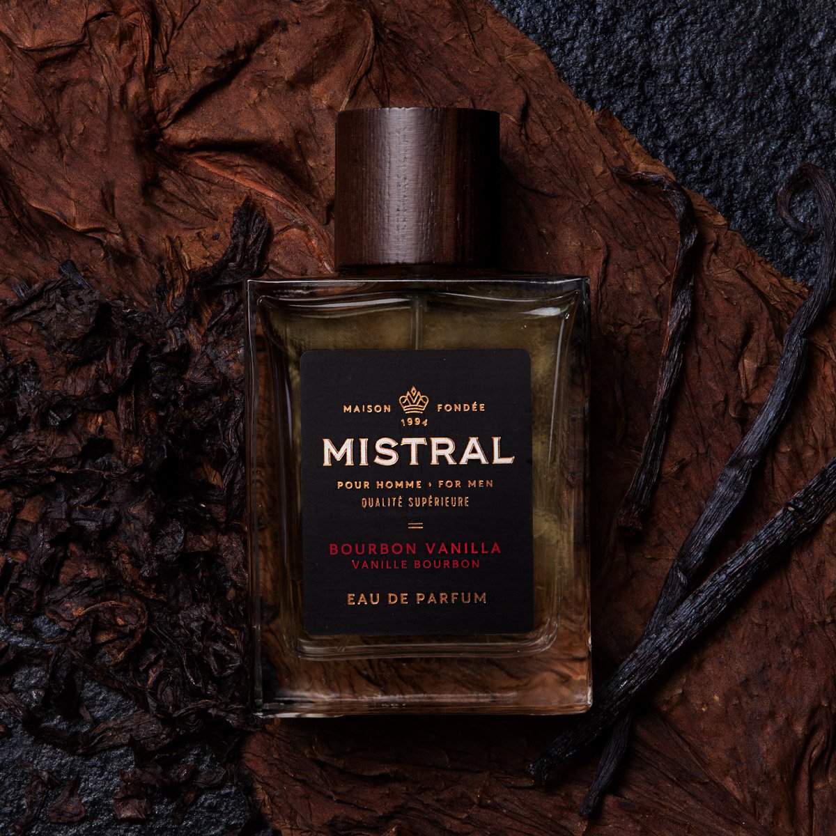 MEN’S BOURBON VANILLA EAU DE PARFUM - mistralsoap