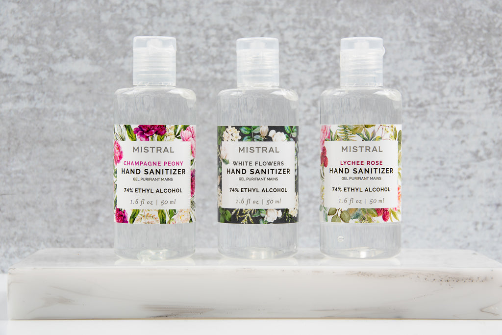 White  Flowers Hand Sanitizer - Final Sale